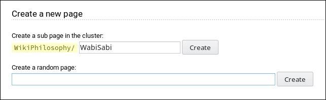 WackoWiki R55: Tutorial Create Page